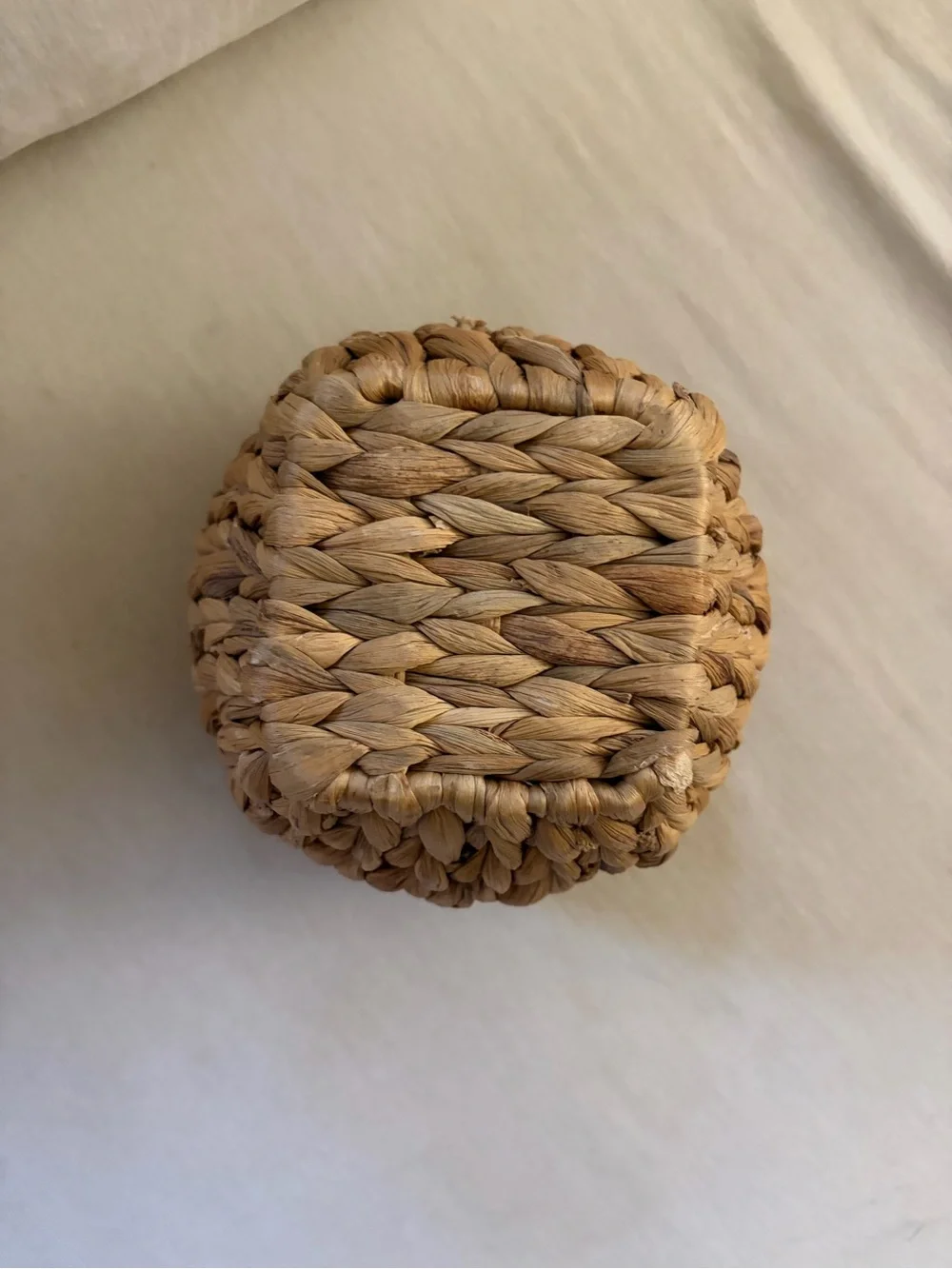 IKEA Woven Brown Decorative Basket Planter Vase